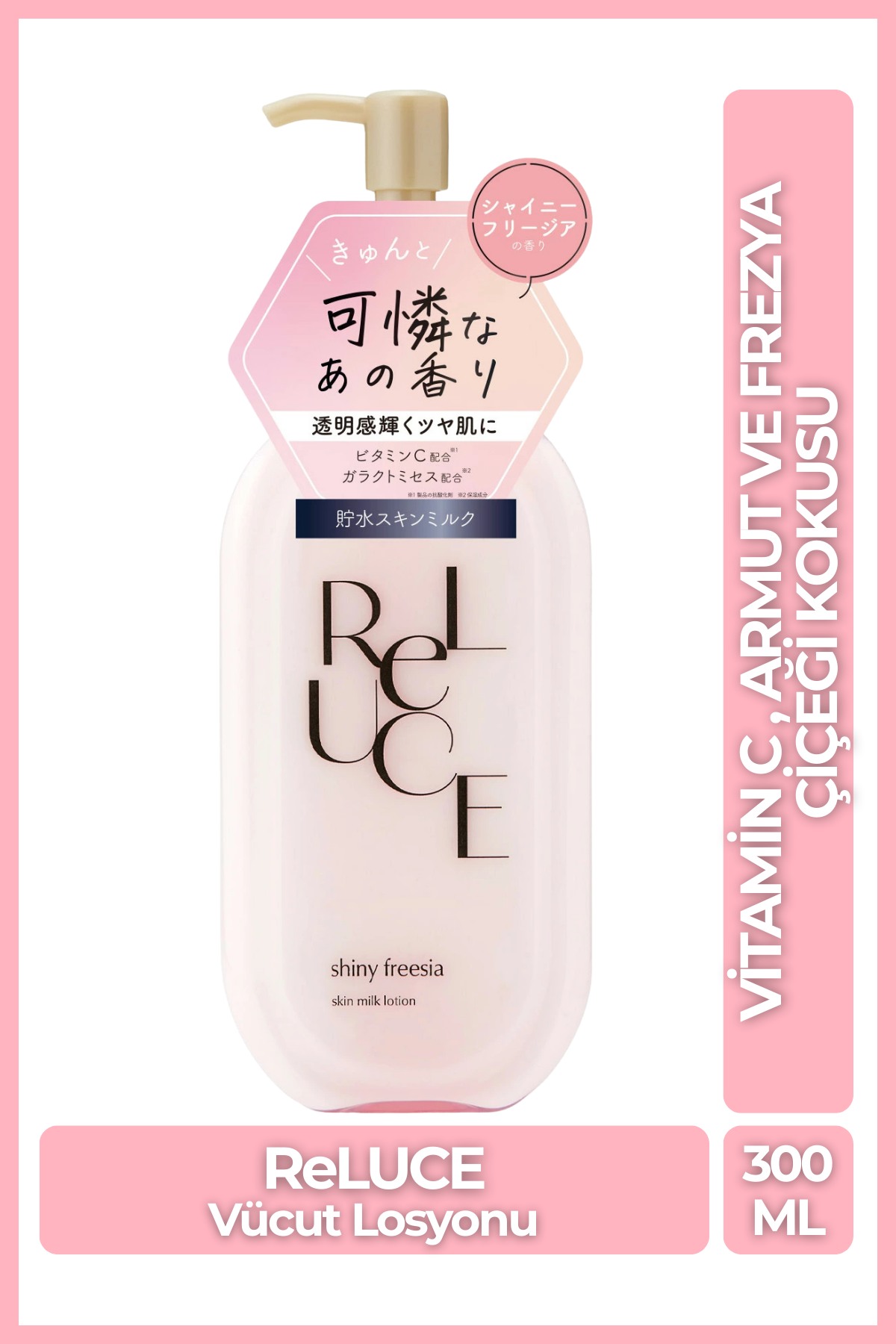 Cosmetex Roland ReLUCE Shiny Freesia Sütlü Vücut Losyonu