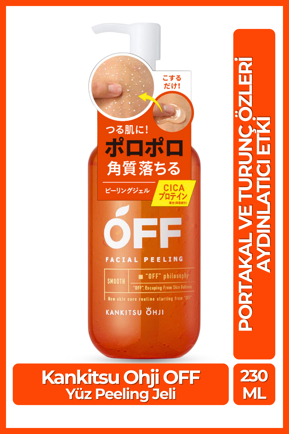 Cosmetex Roland Kankitsu Ohji OFF Narenciye Özlü Arındırıcı Peeling Jeli