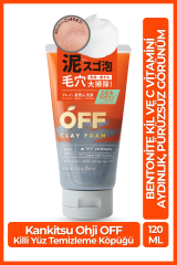 Cosmetex Roland Kankitsu Ohji Off Arındırıcı Kil Özlü Yüz Temizleme Köpüğü